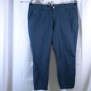 Kut From The Kloth Blue High Rise Ankle Skinny Trousers Womens 16W 41x27